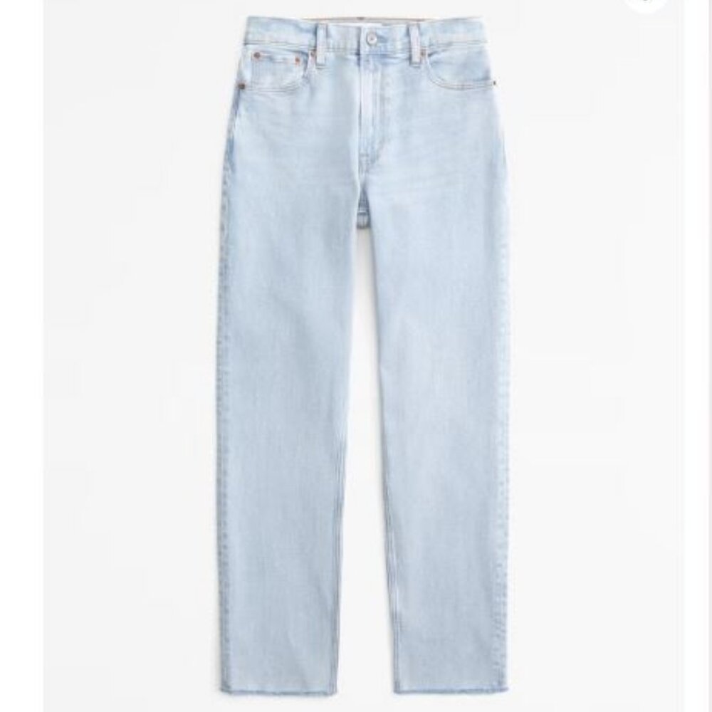 A&F Curve Love High Rise Mom Jeans